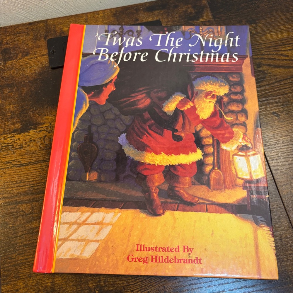 Twas The Night Before Christmas Greg Hildebrandt Illustrated Hardcover Vintage